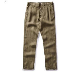 Easy Pant in Olive Linen
